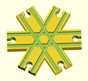 Toy Wood Train Track / Spielzeug Holzeisenbahn Schienen / Kreuzung Sechsfach 2 / BRIO Thomas IKEA eBay kompatibel