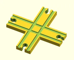 Toy Wood Train Track / Spielzeug Holzeisenbahn Schienen / Kreuzung Gerade / BRIO Thomas IKEA eBay kompatibel