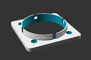 2" fan mounts for structured media center
