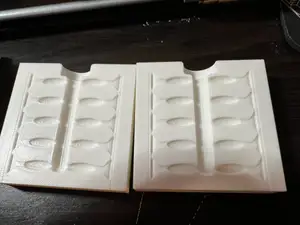 Mini swim bait mold for ice fishing