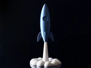 Minimalist Rocket Ship