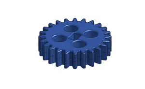 24 tooth Lego gear adapter for 28BYJ-48 stepper motor
