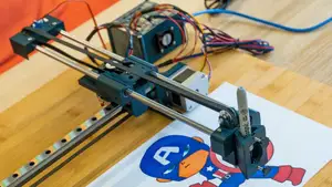 Easy 3D Printable CNC Drawing Machine - Draw on Cakes, Phones, Paper, Shirts | Arduino GRBL Plotter