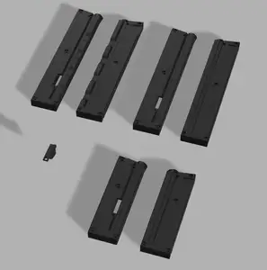 MP5 Straight Mid-Cap Short/Standard Length Magazine (CYMA; Fits Mosquito Open Beta 2)