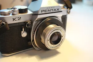 Pentax K mount to Argus C3 adapter