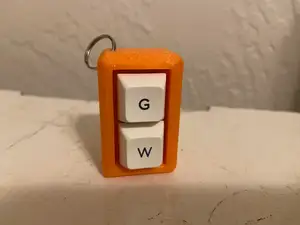 Keyboard Fidget Keychain - MX better version