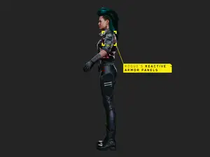 Cyberpunk 2077 — Rogue’s Reactive Armor Panels