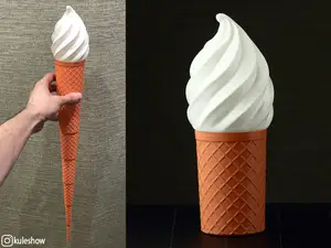 Collapsible Ice Cream Cone