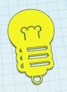 Lamp keychain