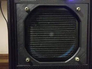 Computer case fan adapter - 3x 5.25" bays - 120 mm fan