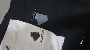 Algerian map for t-shirt printing