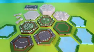 Modular Hexagonal Terrain for 6 mm Scale Wargames