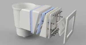 Skimmer Double Wedge for Framepools