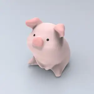 Squat pig(generated by Revopoint POP)