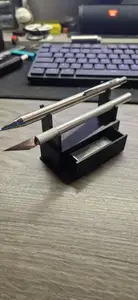 Katana-styled stand with box for cutter/pencil etc