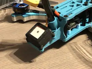 Mount for GPS module and VTX antenna on TBS v4 drone frame