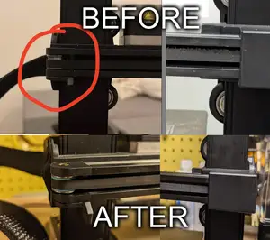 Ender 3 V3 SE KE Belt Rub Fix