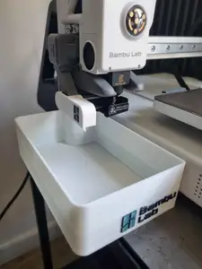 Deflector compatible waste poop bucket (Bambulab A1, A1 mini)