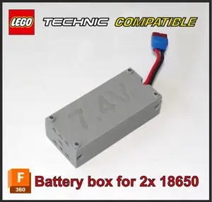 LEGO Technic Compatible Battery box for 2x 18650