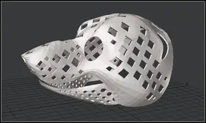 Fursuit- or puppet-head base - version27 - ice bear