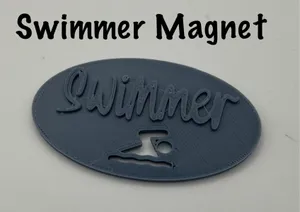 Swimmer Magnet