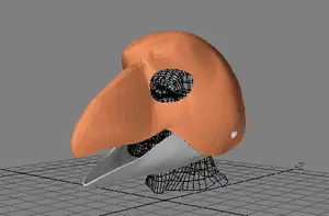 Fursuit- or puppet-head base - version 61 - bird