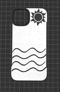 iPhone 13 Case with Sun and Sea