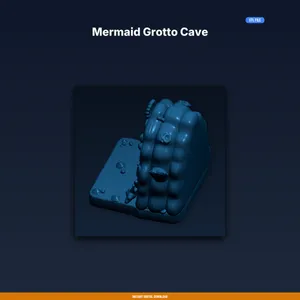 Mermaid Grotto Cave - 3D Printable STL File
