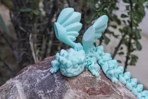 ARTICULATED DRAGON WITH WINGS 031 - STL FILES