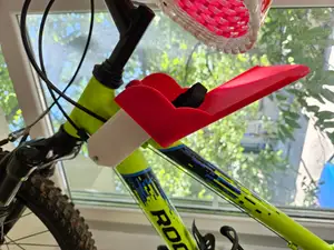 Baby doll seat on bicycle