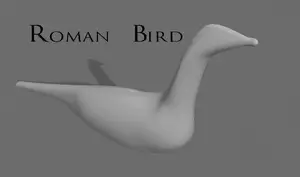 Roman Bird Perfume Bottle