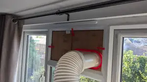 Window blocker for portable AC unit