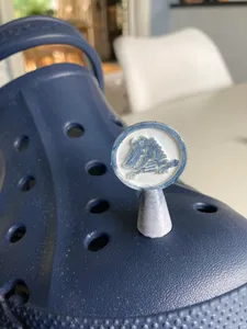 crocs logo on crocs
