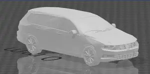 Low Poly 2019 Volkswagen Passat Estate