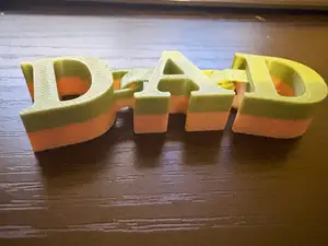 "DAD" Moving Fidget Toy (NO SUPPORTS!)