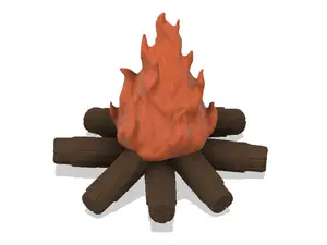 Multi Part Campfire (fusion360)