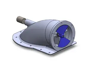 70 mm water jet