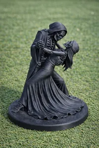 Eternal Embrace Skeleton Lovers Dancing Dip Figurine