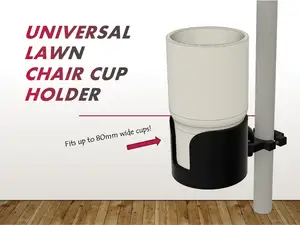 Universal Lawn Chair Cup Holder