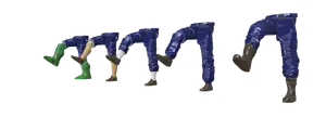 Bruce articulegs Upgrade for 3D SETS Family - Ann & Bruce