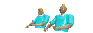 Bruce Tintin Upgrade for 3D SETS Family - Ann & Bruce
