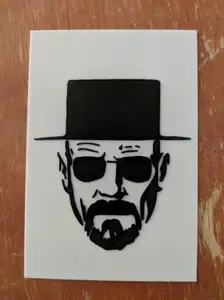 Multicolor Heisenberg print for single extruder printers