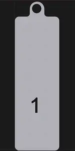 Keychain | Number 1 hole