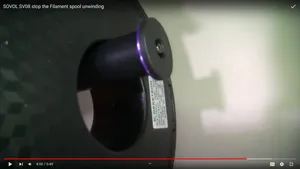 SOVOL SV08 Stop the Filament spool unwinding.