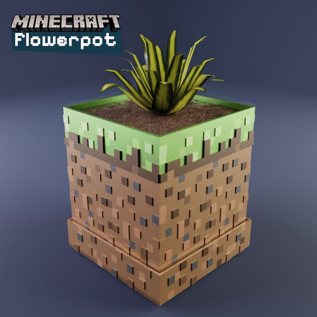 Minecraft vanilla cube pots