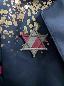 Double Face - Last Mission Cosplay Accessories- Sherriff's Star, Puzzle Piece, Triangle Buckle