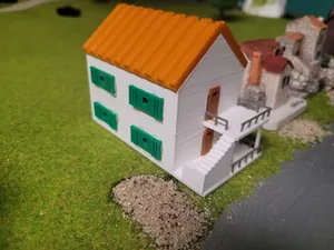 Dalmatian balkan house TT 1:120/Dalmatska balkanska kuća TT 1:120