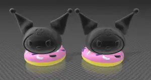 Kuromi Doughnut Planter