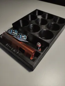 Desktop long fill e-cigarette bottle / atomizer stand for veteran vapers optional rubber pads placement