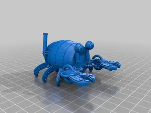 D&D/RPG Barrel Crab- Apparatus of the Crab- Apparatus of Kwalish
